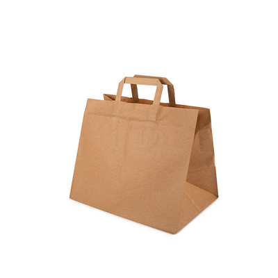 BOLSA KRAFT ASA PLANA 32X25+22 (250 Uds.)