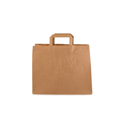 BOLSA KRAFT ASA PLANA 32X25+22 (250 Uds.)